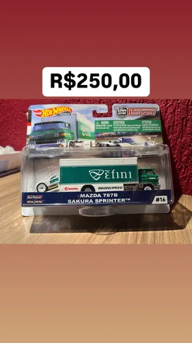 まゆT＋ラババンセット Mazda 787b & Sakura Sprinter Team Transport Hot Wheels 1/64