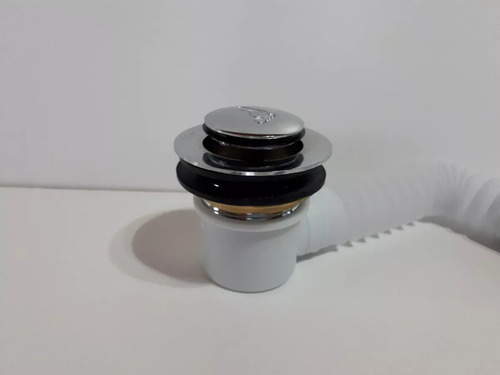 Imagen 2 de 10 de Sopapa Desagüe Para Bañera Receptáculo Flexible A Codo