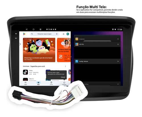 Multimidia L200 Triton Dakar Android 2gb 64gb Carplay Gps 9p