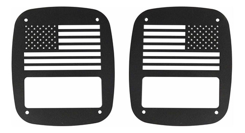 Hooke Road Para Jeep Wrangler Tj Luces Traseras Cubiertas De