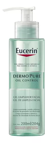 Gel Limpiador Facial Eucerin Dermopure 200ml Tipo de piel Grasa