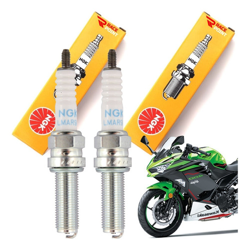 Bujia Ngk X2 Lmar9g 92222 Kawasaki Ninja 400 Z400 Japon A7