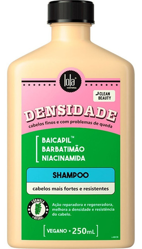 Shampoo Restaurador Densidade Lola Cosmetics 250ml