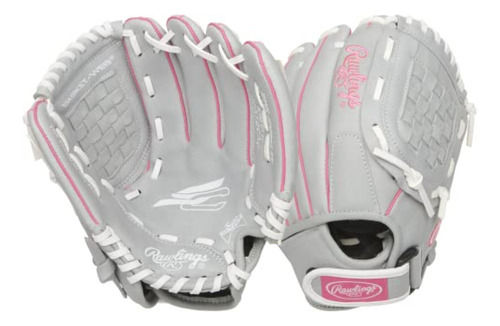 Guante De Sóftbol Rawlings Para Niñas De 10,5 Pulgadas, Rosa