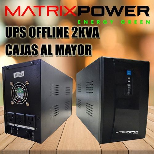 Ups Offline 2kva Nuevo Marca Matrixpower
