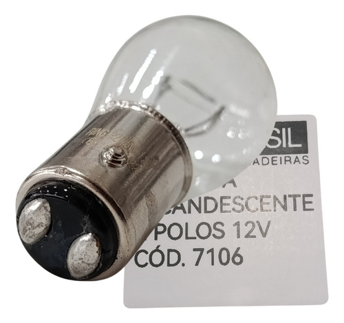 Lampada Incandescente 2 Polos 12v Cód. 7106