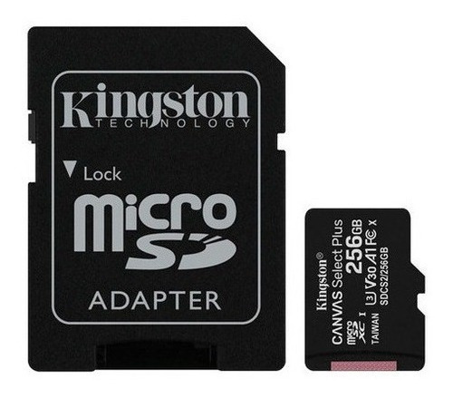 Memoria Micro Sd Kingston 256gb 100mb/s 85mb/s - Virtualshop