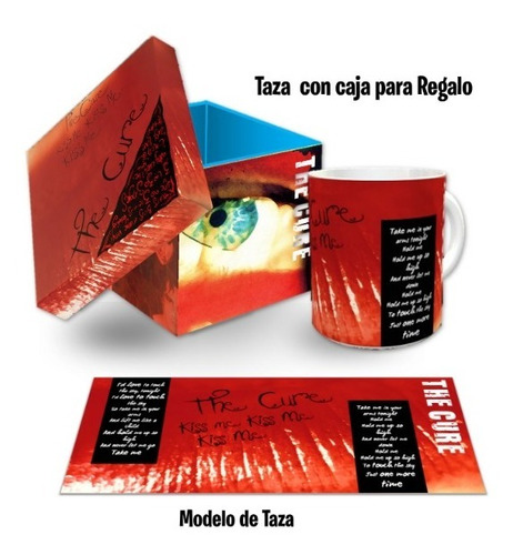 Taza, The Cure Kissme, Con Caja Para Regalo, Con Envio