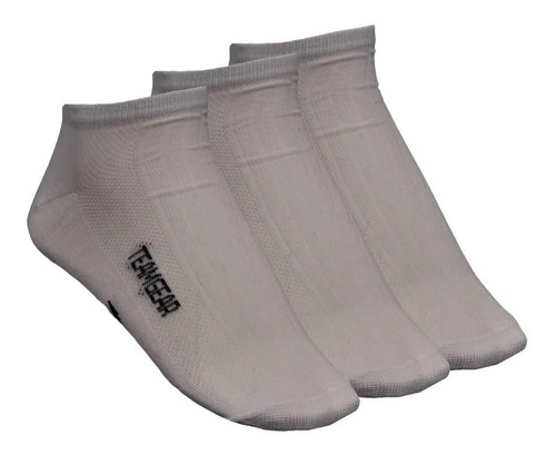 Team Gear Soquetes Lifestyle Hombre Tripack Blanco Ras