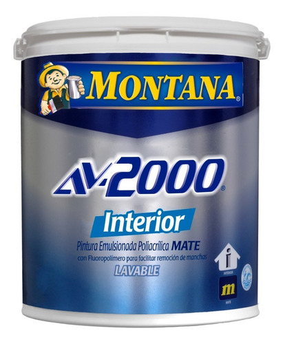 Pintura Av-2000 Interior Marfil Suave Galón Montana