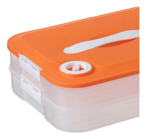 Caja De Almacenamiento De Bolas De Naranja De 2 Capas