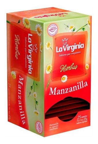 Pack X 6 Unid Te  Manzanilla 25 Un L.virginia Te Saborizado