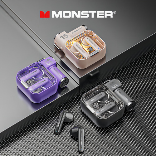 Auriculares Inalámbricos Bluetooth Monster Xkt15 Color Negro - Bueno (Reacondicionado)