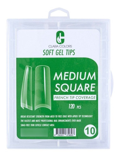 Tips Sotf Gel Claracolors® Para Manicure 120und Diseño Vario