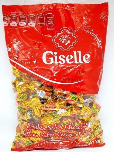 Chocolates Gisell Cereza 1kg Para Taza 14 De Febrero Amistad