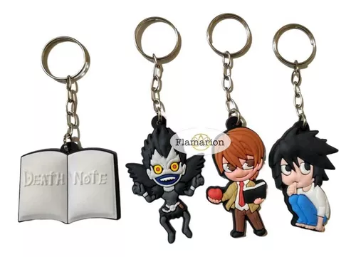 Almofada e Chaveiro Decorativa Anime Death Note Personagens Light Yagami