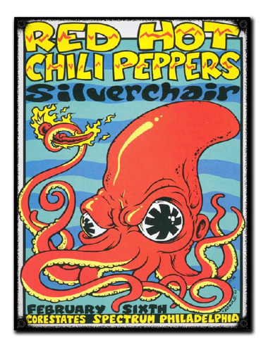 #279 - Cuadro Vintage 21 X 29 Cm / Red Hot Chilli Peppers