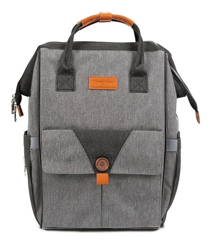 Mochila Maternal Carestino Milán Gris Cambiador Completo
