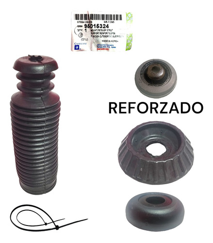 Kit Base Rolinera Amortiguador Delantero Aveo Reforzado