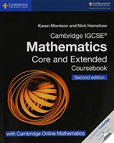 Cambridge Igcse Mathematics Coursebook Core +onlin  - Aa.vv