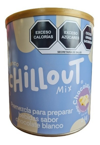 Chill Out Mix Polvo Sabor Chocolate Blanco Bote de 2 Kilos