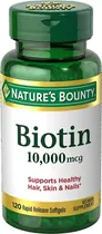Comprar Biotina 10.000mcg I Cabello, Uñas & Piel I 120 Softgels Usa