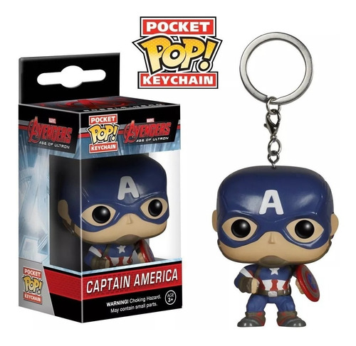 Llavero Funko Pop Capitan America Avengers 