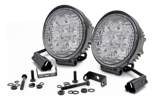 Luces Led Redondas Todoterreno De 4  | Par - 70804