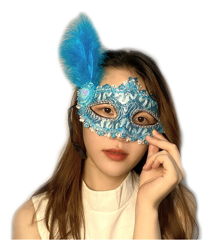 Compra Una Y Consigue Dos Máscaras De Princesa Con Plumas Y