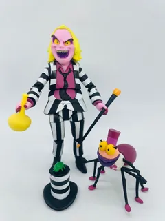 fantasia os fantasmas se divertem Beetlejuice : Animated Tv Series Figure Articulada Bst Axn