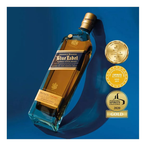Botellin Whisky Johnnie Walker Blue Label 200cc