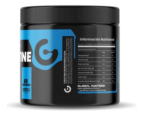 Creatina Monohydrate 300 Grs - 60 Servicios