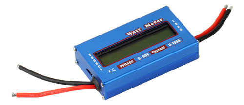 Medidor Digital De Vatios Blue Rc Helicopter Lcd Dc 60 V 100