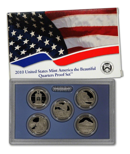 Set Ogp 2010 S Us Mint Quarters Proof