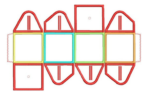 7 Matrices P/ Maquinas De Bordar Juegos Didacticos / Cubos
