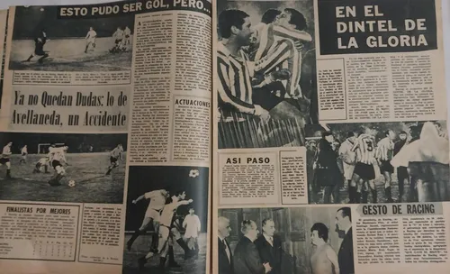 Revista Racing 1245 Racing Finalista Copa Libertadores 1967 (Usado)