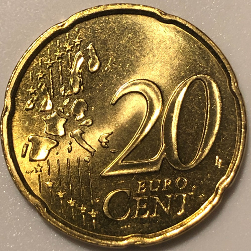 Fra226 Moneda Francia 20 Euro Cent 1999 Unc-bu Ayff