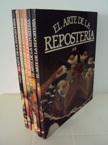 Enciclopedia El Arte De La Repostería (6 Libros Tapa Dura)