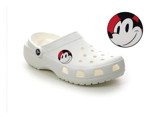 Crocs Jibbitz Modelo Mickey Cara Sonriente Charm Marca Crocs