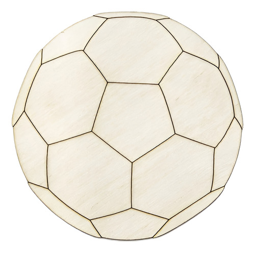 Formitas Formas Madera Mdf Pelota Futbol Deportes X20