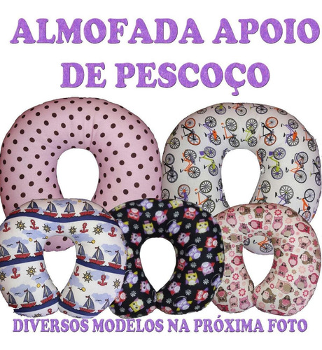 Kit 2 Almofada Apoio Encosto De Pescoço Travesseiro P/ Carro