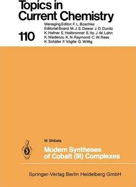 Libro Modern Syntheses Of Cobalt (iii) Complexes - M. Shi...