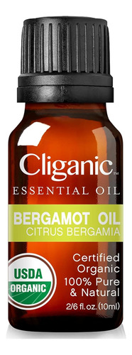 Aceite Esencial Organico Y Puro De Bergamota Cliganic 10ml