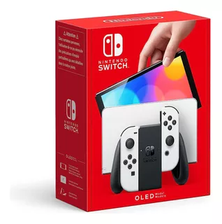 Nintendo Switch Oled Blanco Con Negro 64gb