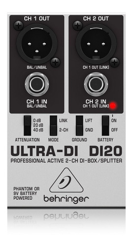 Caja Directa Behringer Ultra-di Di20