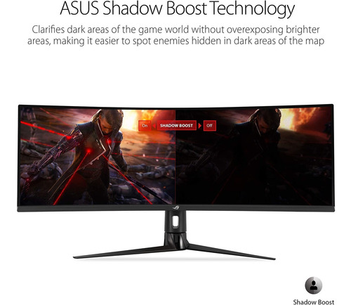 Monitor Gamer Curvo Asus Rog Strix Xg43vq Ultrawide 120hz