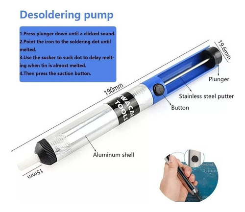 * Pistola De Soldadura Automática De Estaño 60w 220v