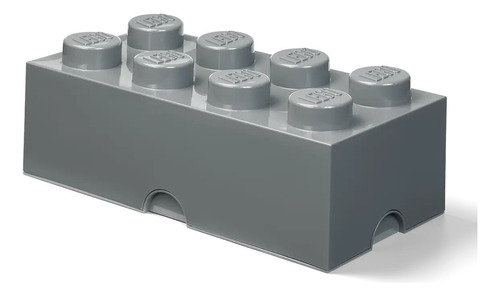 Caja Lego Tipo Baul Para Almacenar Organizar Storage Brick Color Gris Brick Drawer