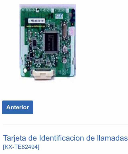 Tarjeta Caller Id -identificación Central Telefónica