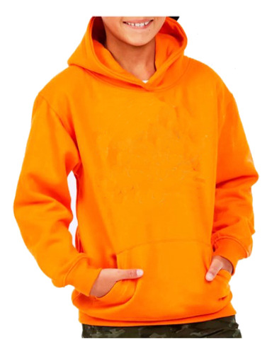 Poleron Infantil Unisex Algodón Canguro Para Estampar